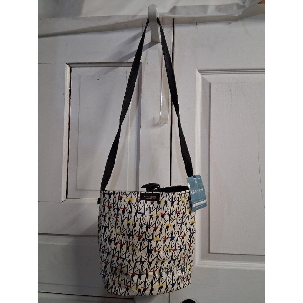 Deux Mains Handcrafted Sustainable Tote Bag With Unique Human Silhouette Print
